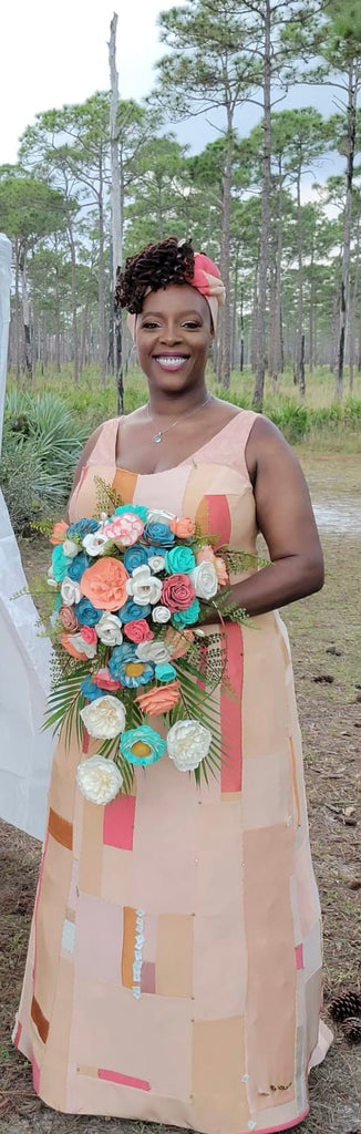 Melissa's Long Distance Wedding Dress