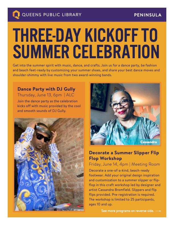 Kick off the Summer with the Queens Public Libriary