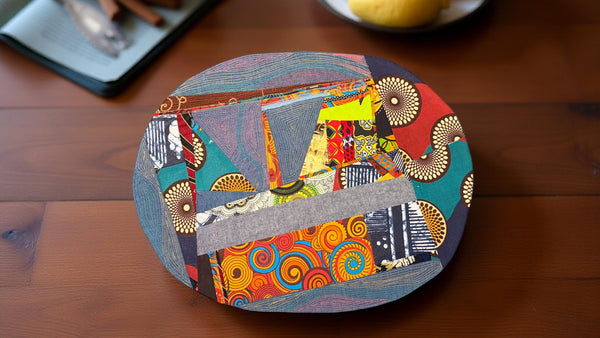 Set 1 Oval Placemats 4 Patchwork