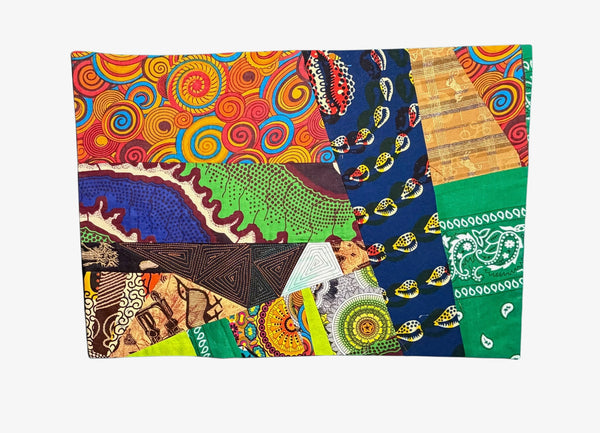 Set 4 Rectangle Placemats 4 Patchwork