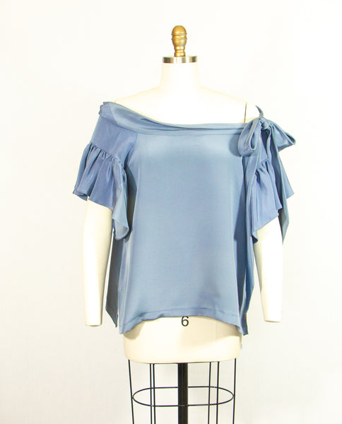 Shades of Blue 4 Ply Silk Tunic