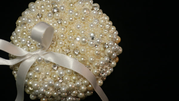 Pearl Beaded Bridal Pillow
