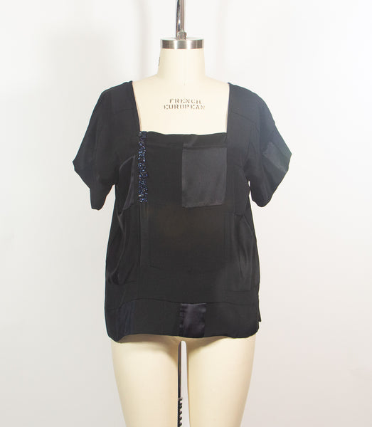 Patchwork Tunic Medium with Beading