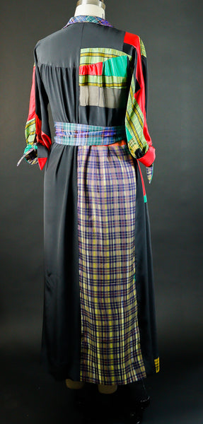 Patchwork Silk Robe