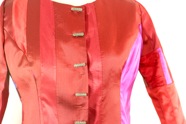 Small Patchwork Silk Jacket