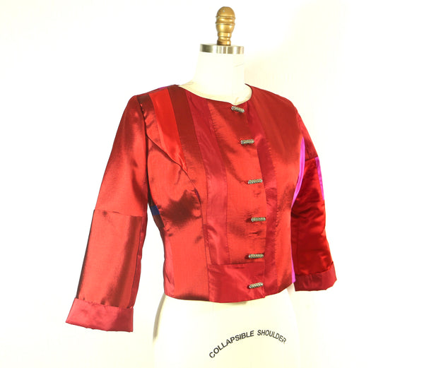 Small Patchwork Silk Jacket