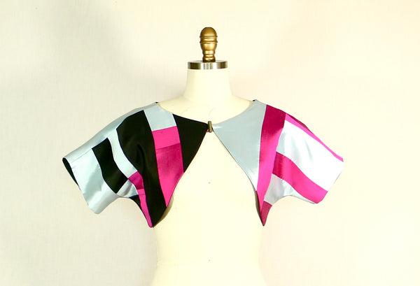 Patchwork Silk Shrug