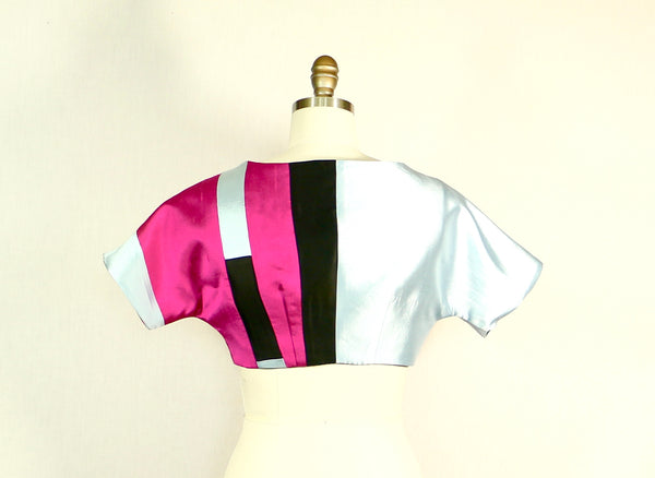 Patchwork Silk Shrug
